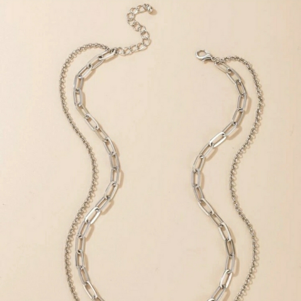 🎲 Dice Double necklace set - Picture 2 of 3